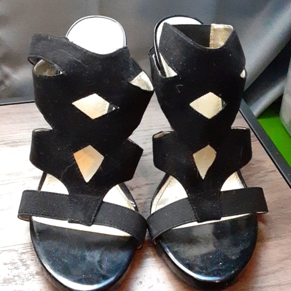Black high heels